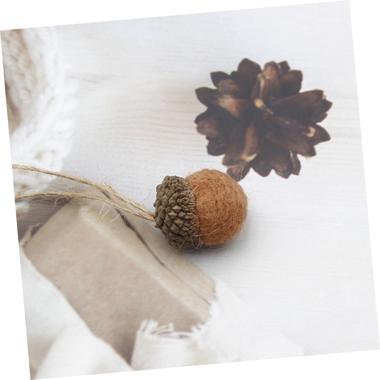 Cabilock 3 Set Di Decorazioni Per Albero Di Natale in Feltro Pigne Decorazioni Per Feste Di Natale 25 Pezzi * 3
