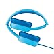 Trust Nouna Kinder Kopfhörer mit Kabel, Lautstärkenbegrenzer (85dB) für Kinderen ab 4 Jahre, On Ear Faltbares Headset mit Mikrofon, 3.5mm Klinke, Kopfhörer Kinder mit Aufkleber, Blau