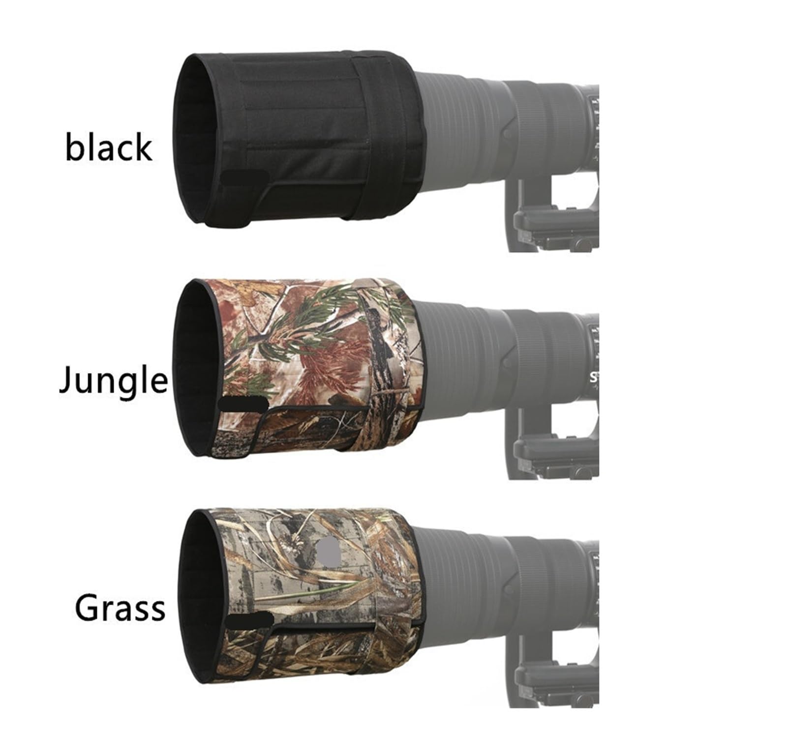 Pare-Soleil d'objectif Reflex 600 mm F/4 Pliable (L)(Black)