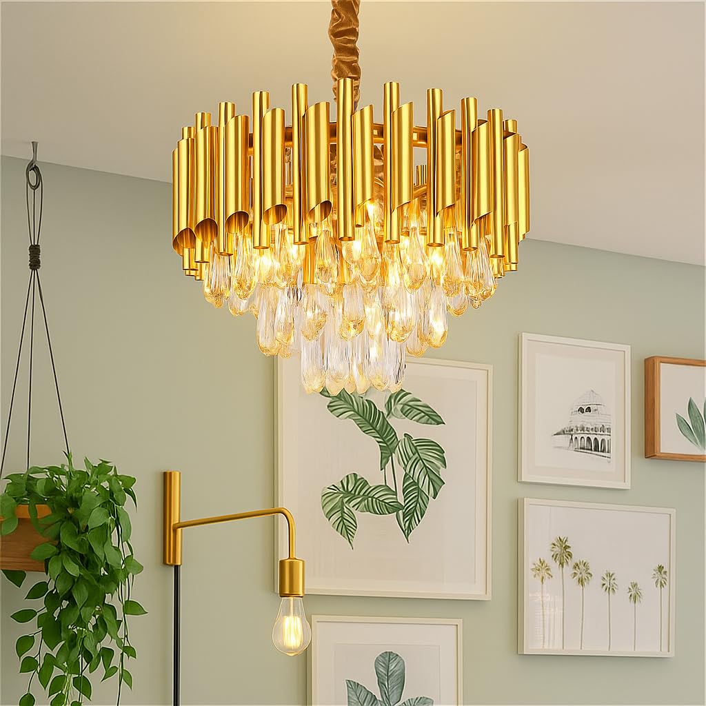 Desidiya Crystal Chandelier - Luxury Lighting -12