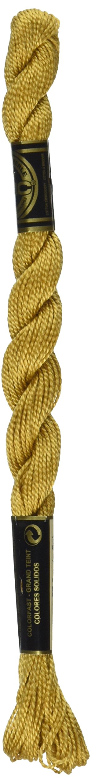 DMC Pearl Cotton Skein Size 5 27.3yd-Medium Old Gold