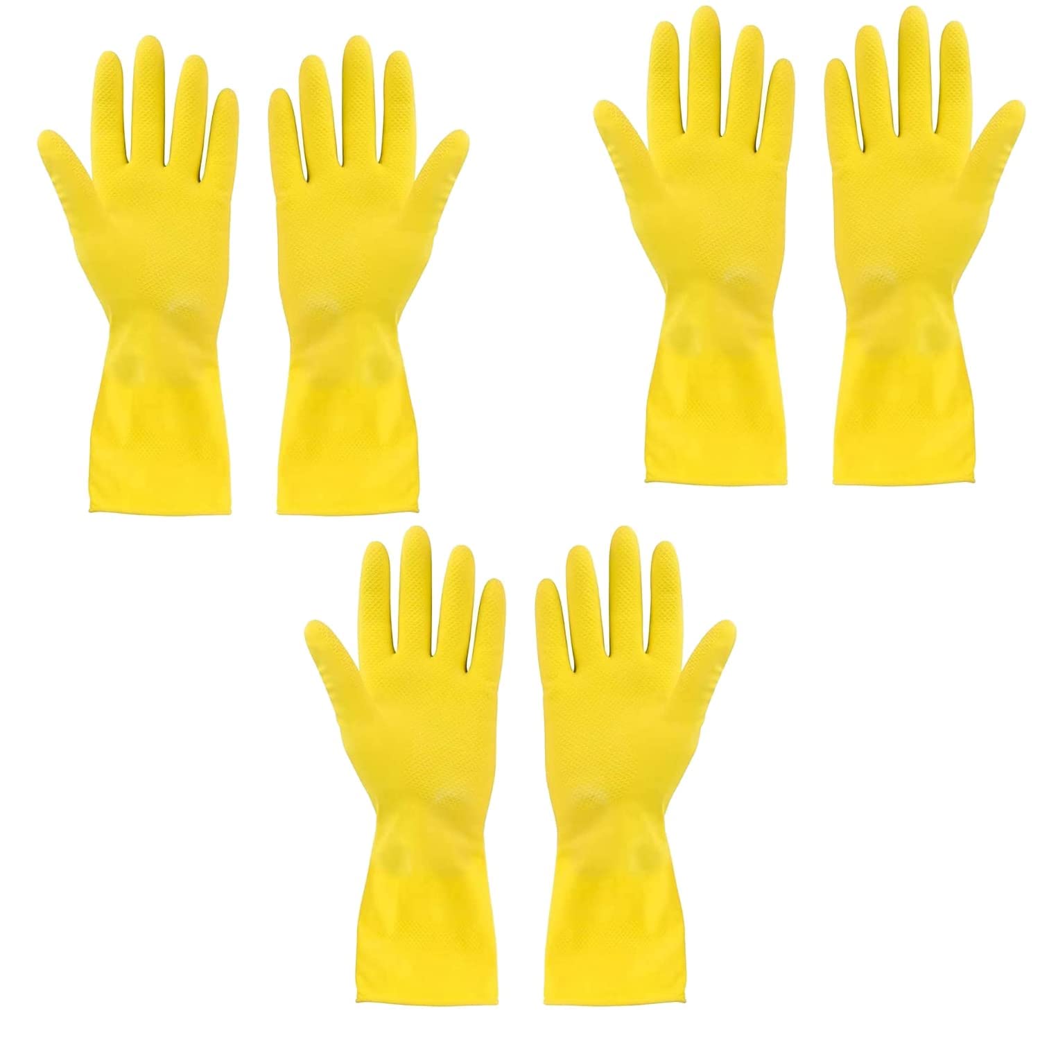 DEBs CARE Reusable Natural Latex Rubber, Powder Free Dish Washing Cleaning Gloves, Gloves, Great for Washing Dish, Kitchen, Car and Bathroom (3 Pair) (B0BFJ2ZJ17) Amazon Price History, Amazon Price Tracker