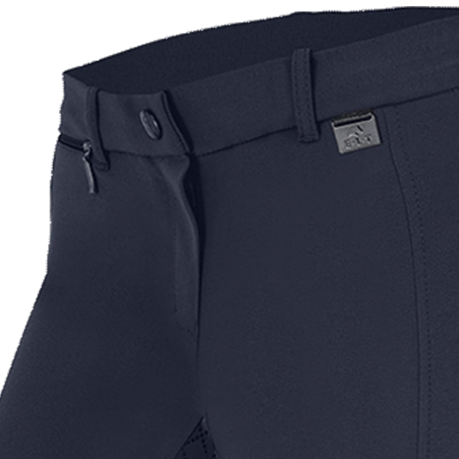 ELT Pantalon d'équitation Micro Sport en silicone, bleu nuit, 40