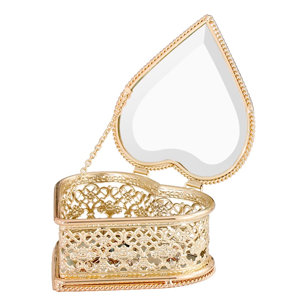 Szkatułka na Biżuterię Pudełko na Biżuterię Małe pudełko na biżuterię, elegancki organizer na biżuterię podróżną, przenośne etui na biżuterię Pierścionki Wyświetlacz Pudełka do przechowywania dla dzie