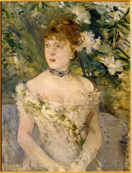 Peinture sur toile Berthe Morisot 60x90cm de style impressionniste