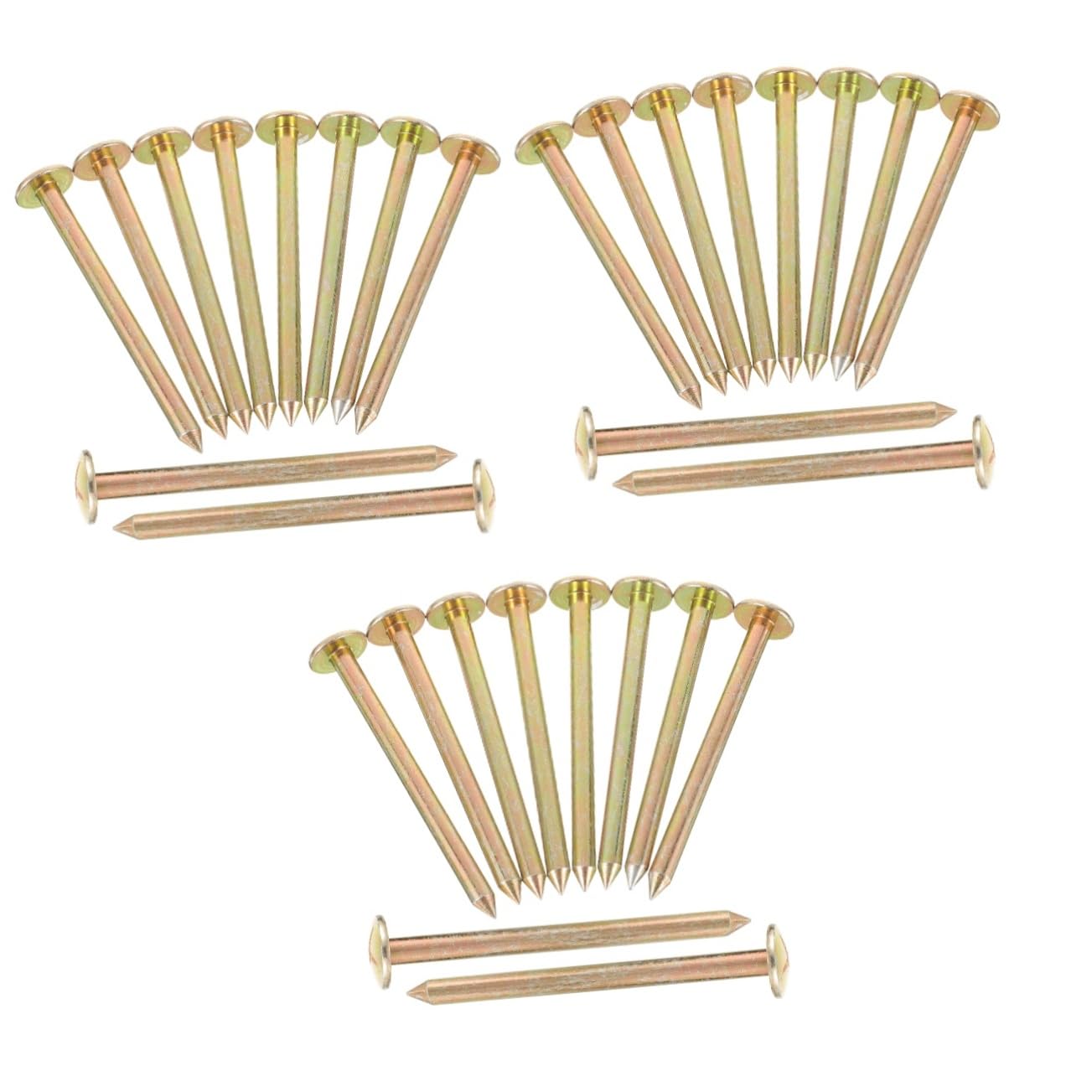 Piquets de marques en métal pour pelouse et clous de parement x30