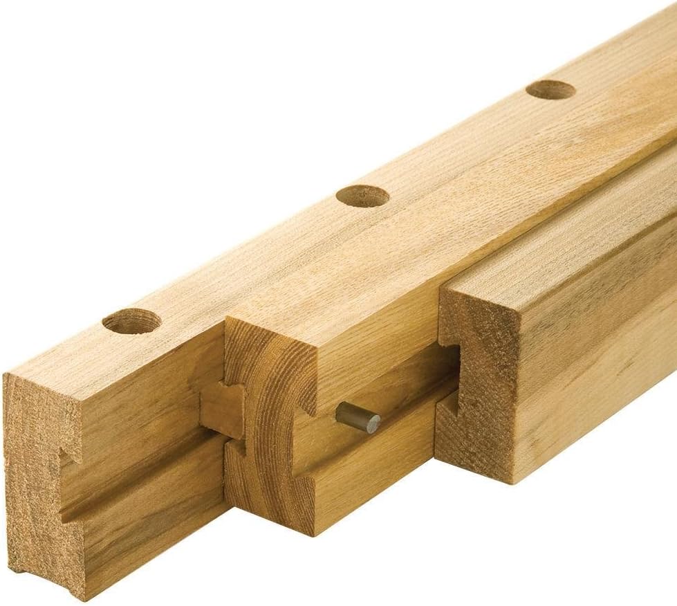 Extension Slides Wood 23/8" High Max Opening of 62" (set)