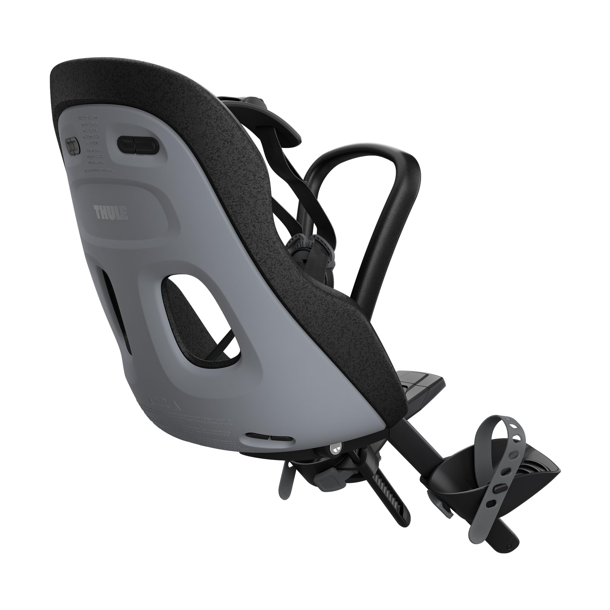Thule Yepp Nexxt 2 Mini - Front Mounted Child Bike seat - Lightweight & Breathable seat - Adjustable footrests & footstraps - Fast Mount System - 5 Point Harness System - Magnetic childproof Buckle