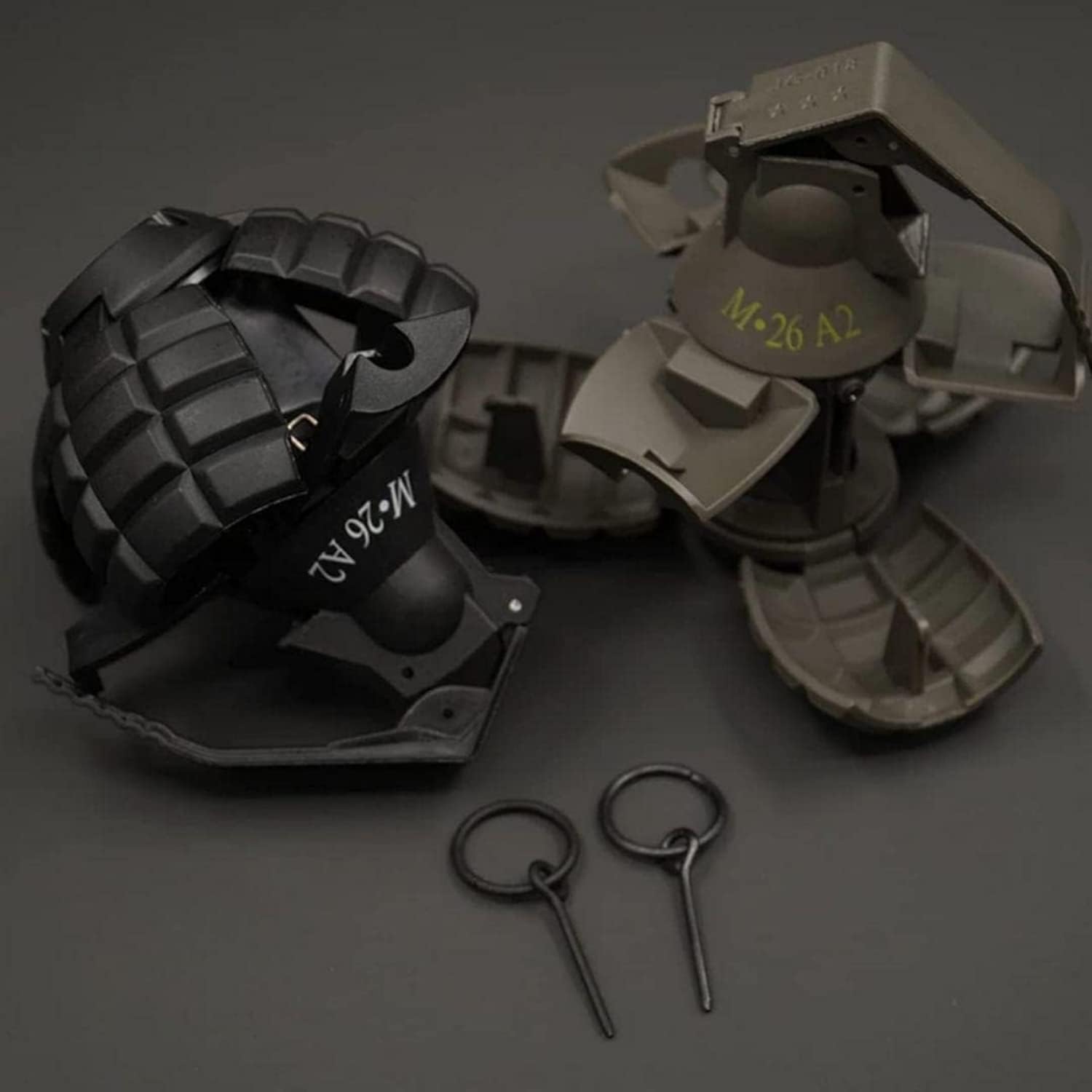 Sratte 8 Pcs Plastic Hand Grenades With Realistic Sound Effects And Flashing Light - View #2