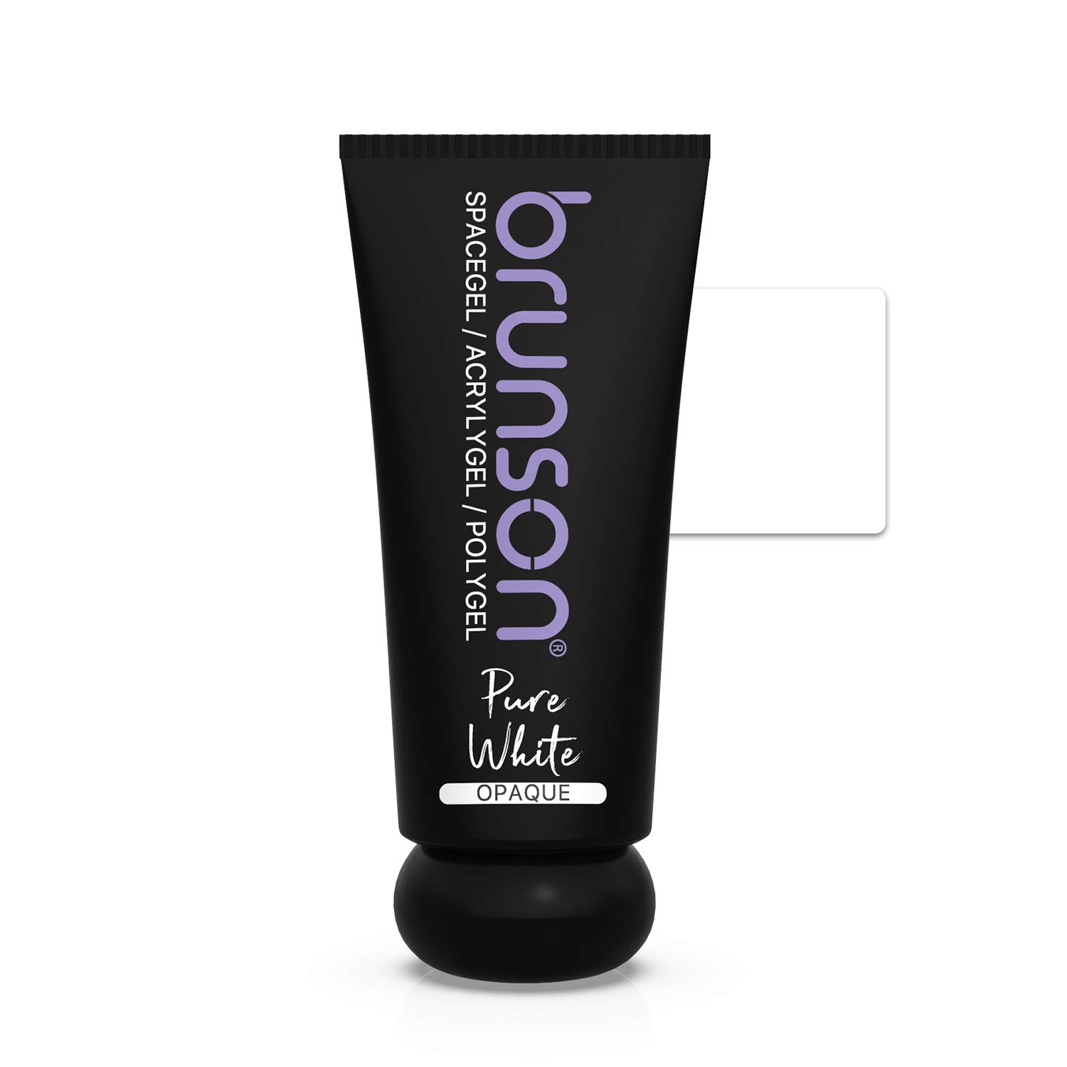 brunson Poly Gel Pure White Opaque - Poly Nail Extension Gel 50g Poly Nail Builder Gel Nail Thickening Enhancement Tool Poly gel set