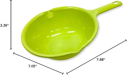 Miniatura 7 de Juego de coladores de cocina pequeños y cuencos. Fácil de usar, 1.2 cuartos de galón, 7 pulgadas, tamaño práctico, para pasta, espaguetis, bayas,