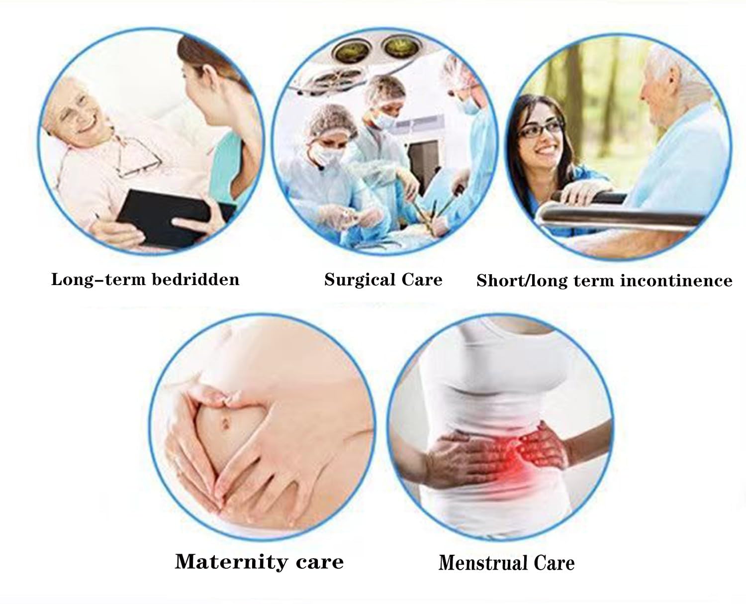 Biancheria Intima per Anziani, Mutandine a Vita Alta Anti-Perdita, Mutandine per Ciclo mestruale a Flusso Abbondante, Mutandine Extra Larghe, Mutandine igieniche, Mutandine per INC