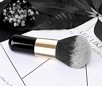 Vista 5 de Luxspire Powder Makeup Brush, Flat Kabuki Brush, Single Large Makeup Brush Soft Face Mineral Powder Foundation Brush Blush Brush for Blending