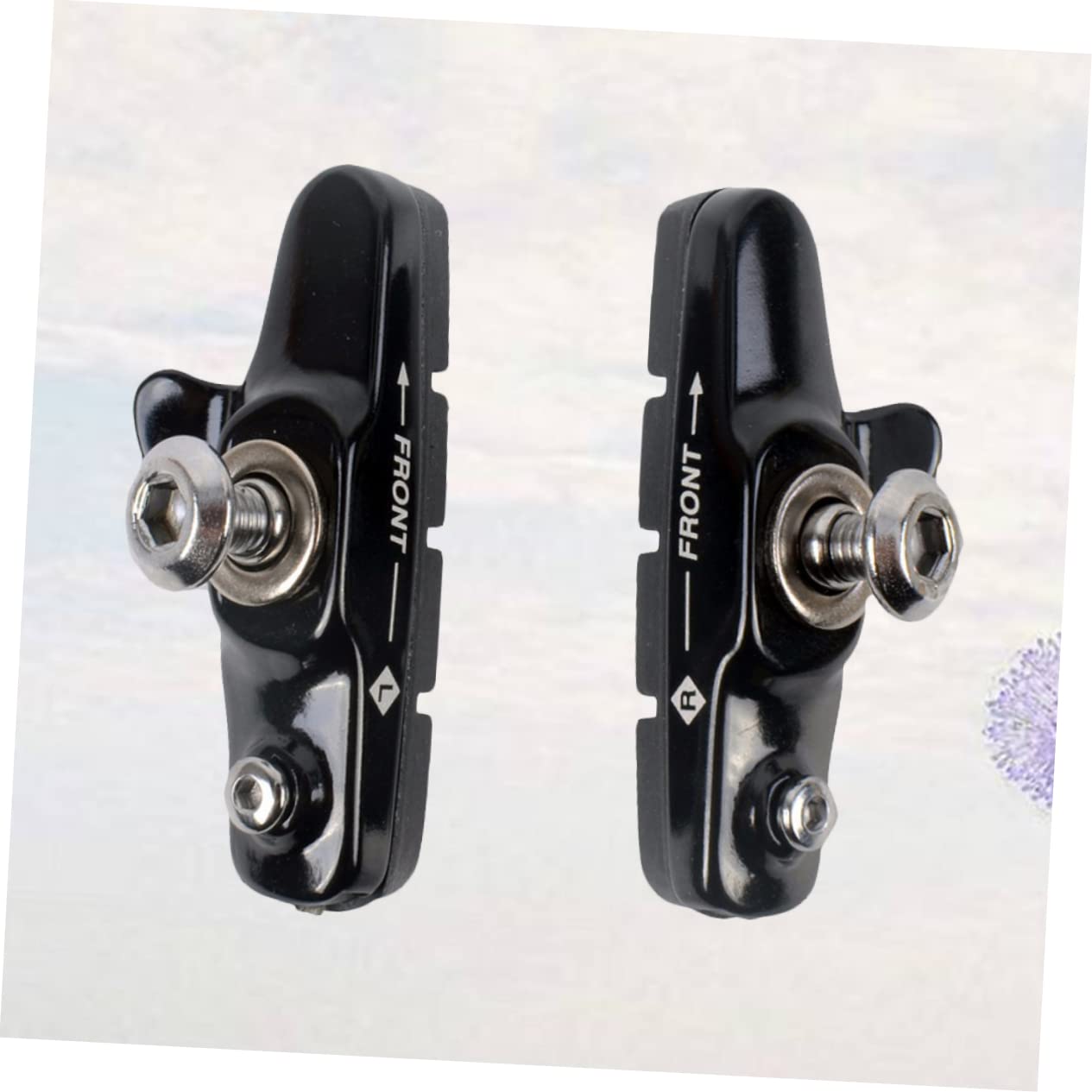 BESPORTBLE Set di 3 Paia di Pastiglie Freno per Bici con Telaio in Lega di Alluminio Blocchi Freno da Strada Montagna Senza Rumore E Senza Slittamento.