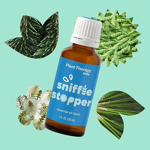 Miniatura 4 de KidSafe mezcla de aceites esenciales sin diluir para tratar el resfrío, de grado terapéutico