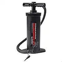 Intex, Bomba de Ar manual para colchão e bóia inflável, funcionamento rápido, média (37cm)