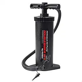 Intex, Bomba de Ar manual para colchão e bóia inflável, funcionamento rápido, média (37cm)