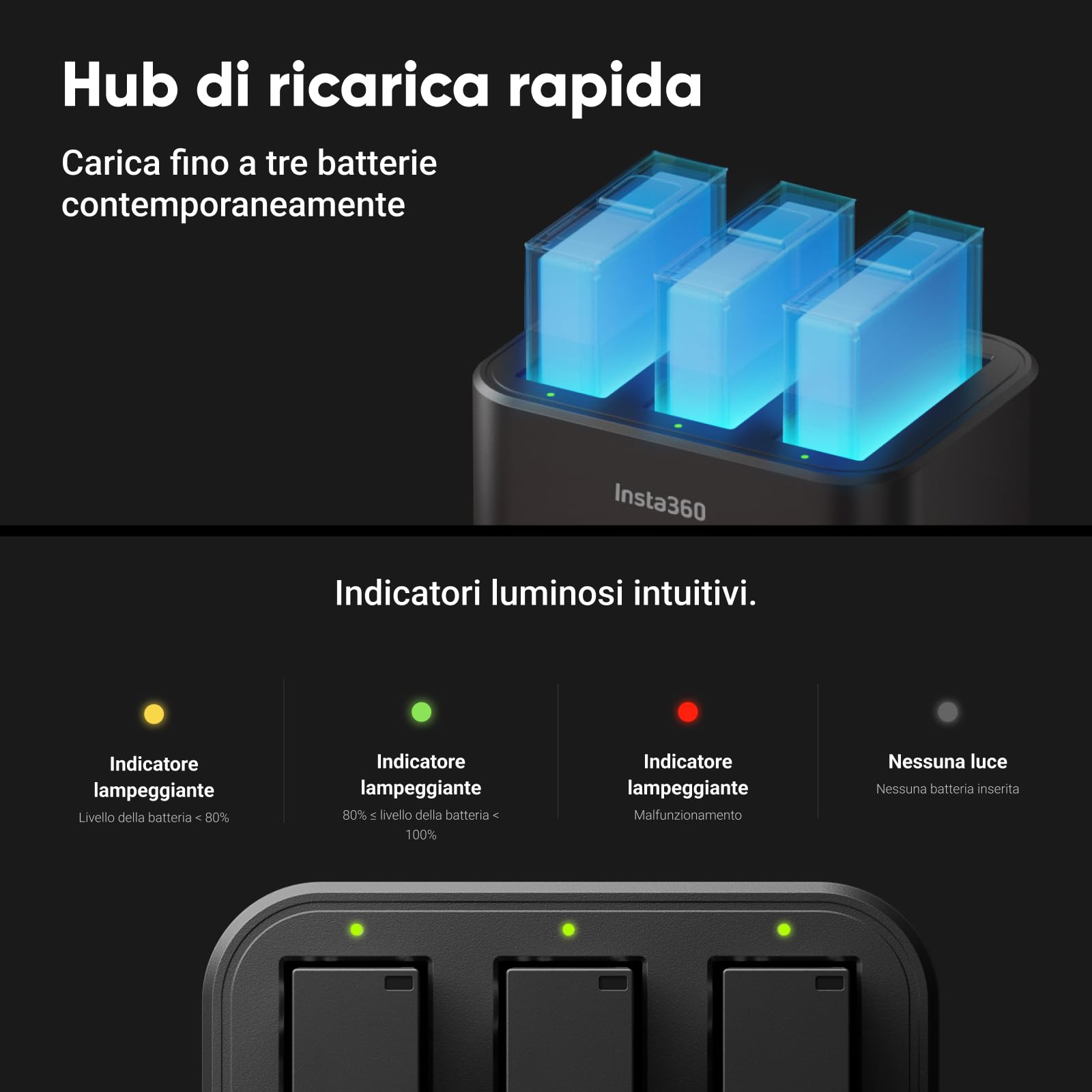 Insta360 Ace Pro 2 Pack Creatori - Action Cam Impermeabile in 8K co-ingegnerizzata con Leica, sensore 1/1.3", doppio chip IA, superba in bassa luce, audio superiore.