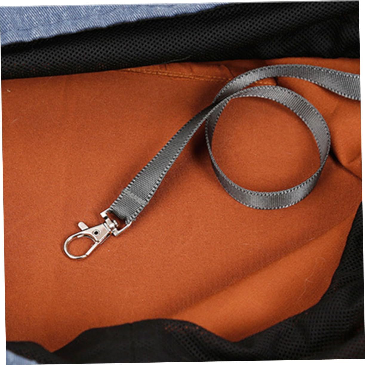 Outdoor Pet Sling Carrier Bag Hands Travel Tote for Dogs Cats Portable Shoulder Bag with Safety Rope Front Pocket Washable Breathable Design for Outdoor Adventures