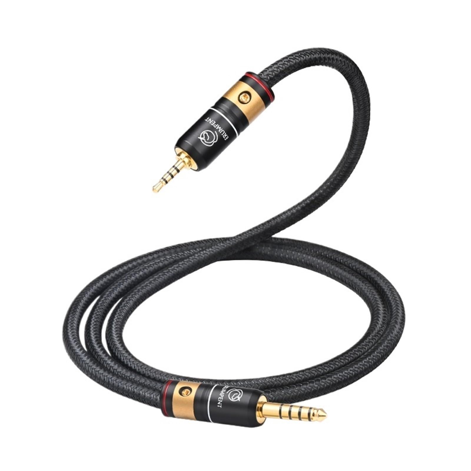 Kabel audio HiFi 4,4 mm do 2,5 mm podwójny ekranowany pozłacany 4,4 mm męski do 2,5 mm męski do wzmacniacza DAC (3,5 m)