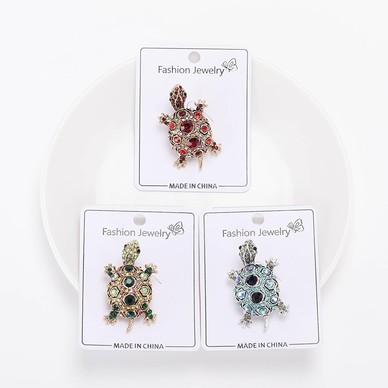 Turtle Brooch Rhinestone Brooch Turtle Jewelry for Women Brooches and Pins for Women Turtles Gifts - Image 6