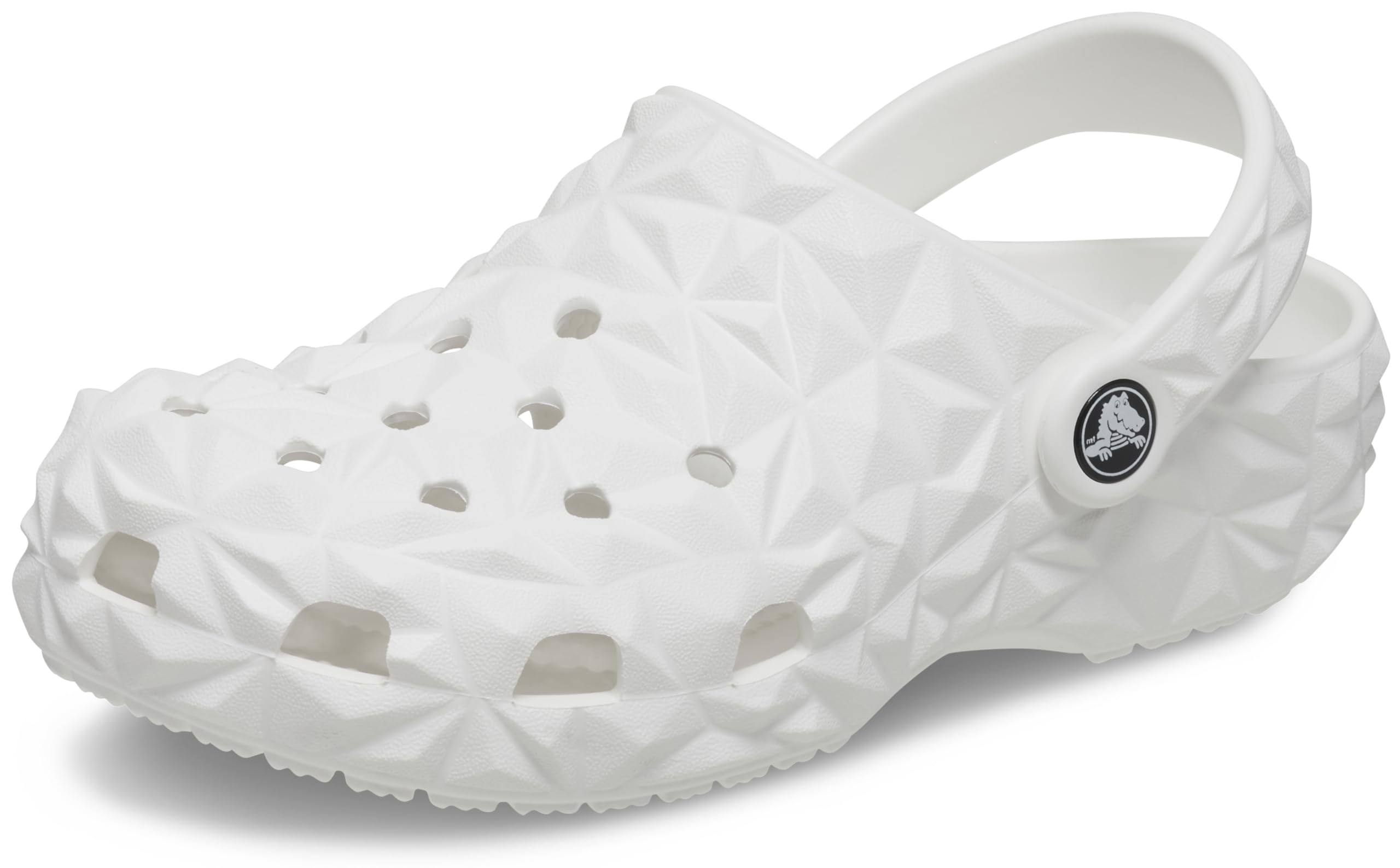 Crocs Unisex-Adult Classic Geometric Clog K WHI
