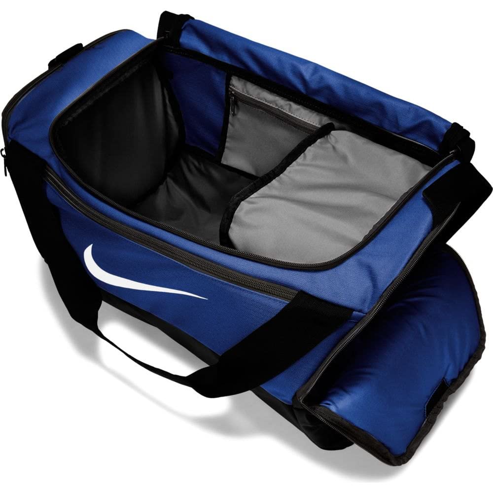 Nike Unisex's Brasilia - 9.0 torba marynarska (mała), Game Royal/czarny/biały, jeden rozmiar