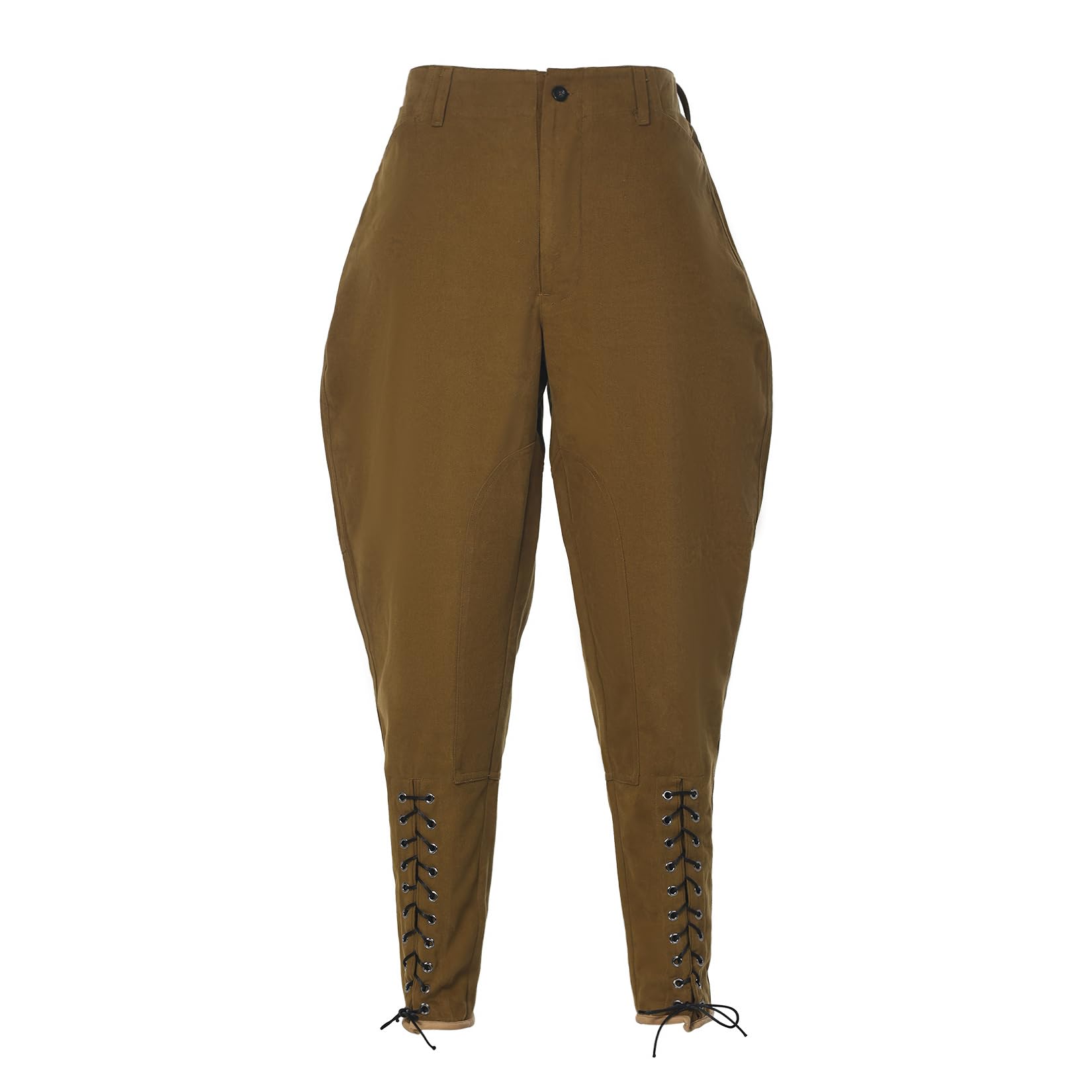 BPURB Reithose aus Baumwolle mit Schnürung und Wadenverschluss, 1940er-Jahre, Militärkostüm für Damen und Herren