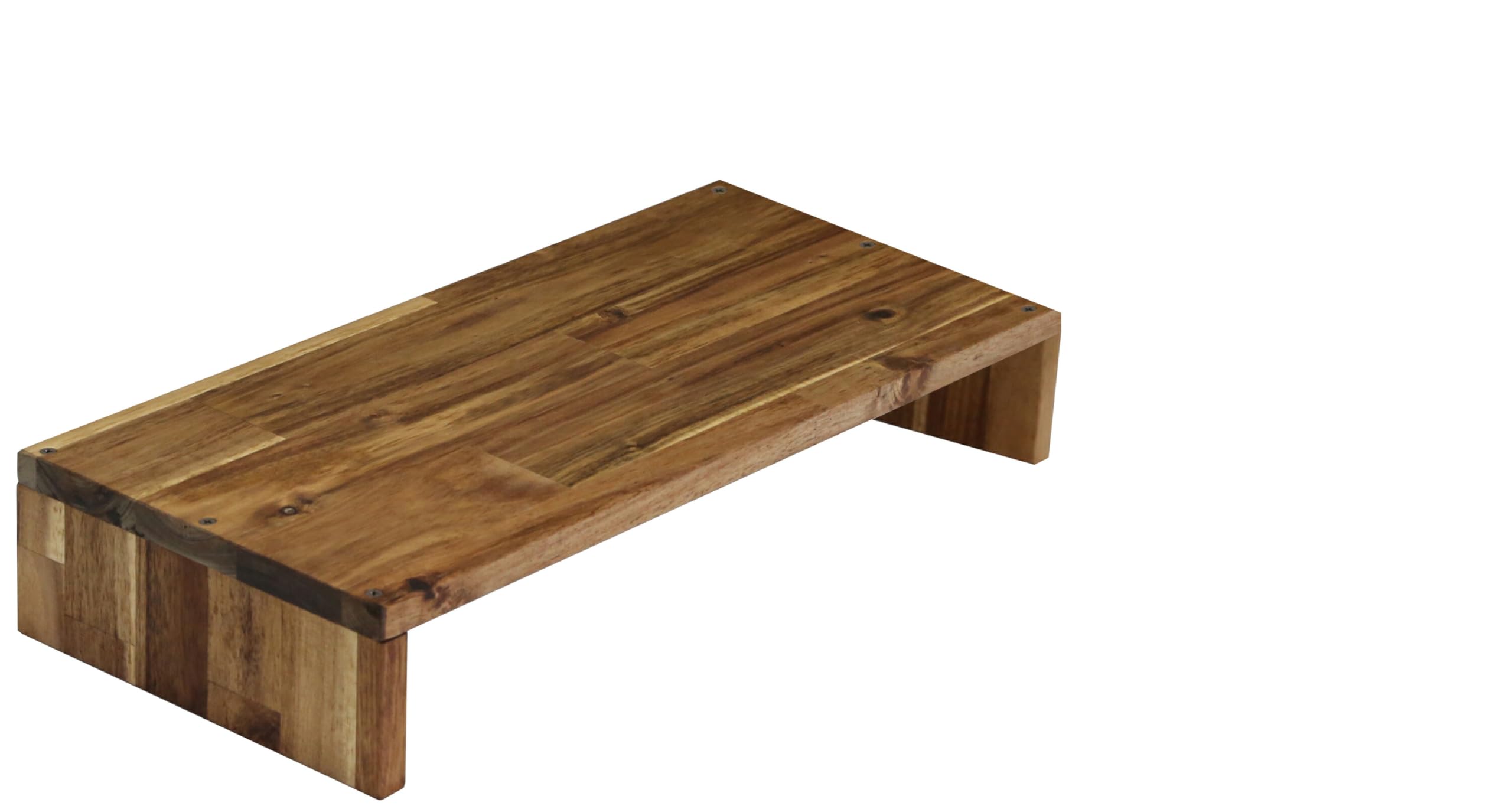 Amazon.co.jp: WOODPRO アカシア モニター台 デスクシェルフ 幅58cm 高