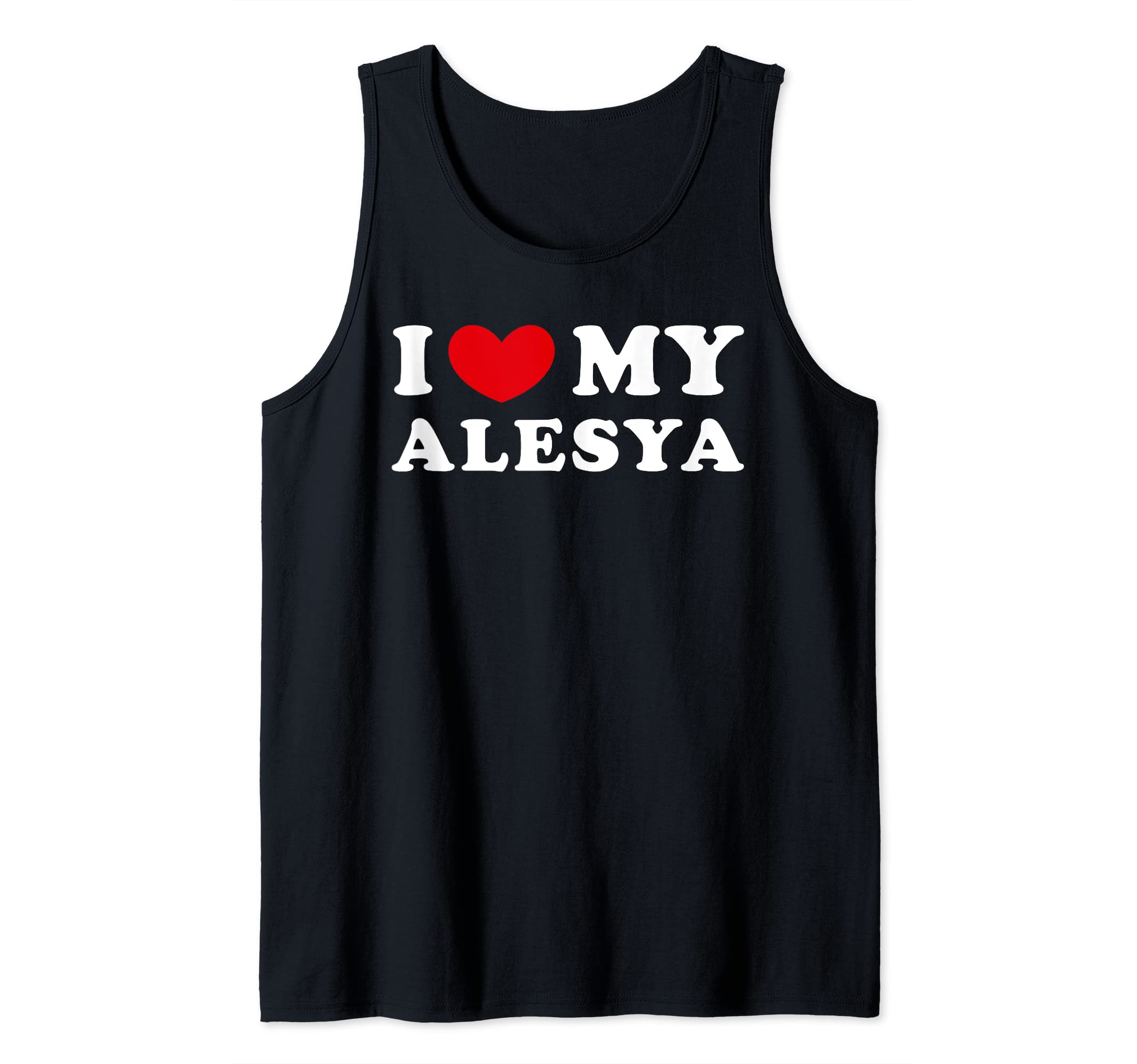 I Love My Alesya, I Heart My Alesya Tank Top