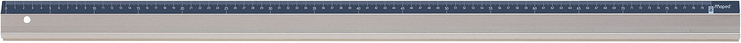 Maped M176080 linijka do cięcia Linea, 80 cm z aluminium, szara