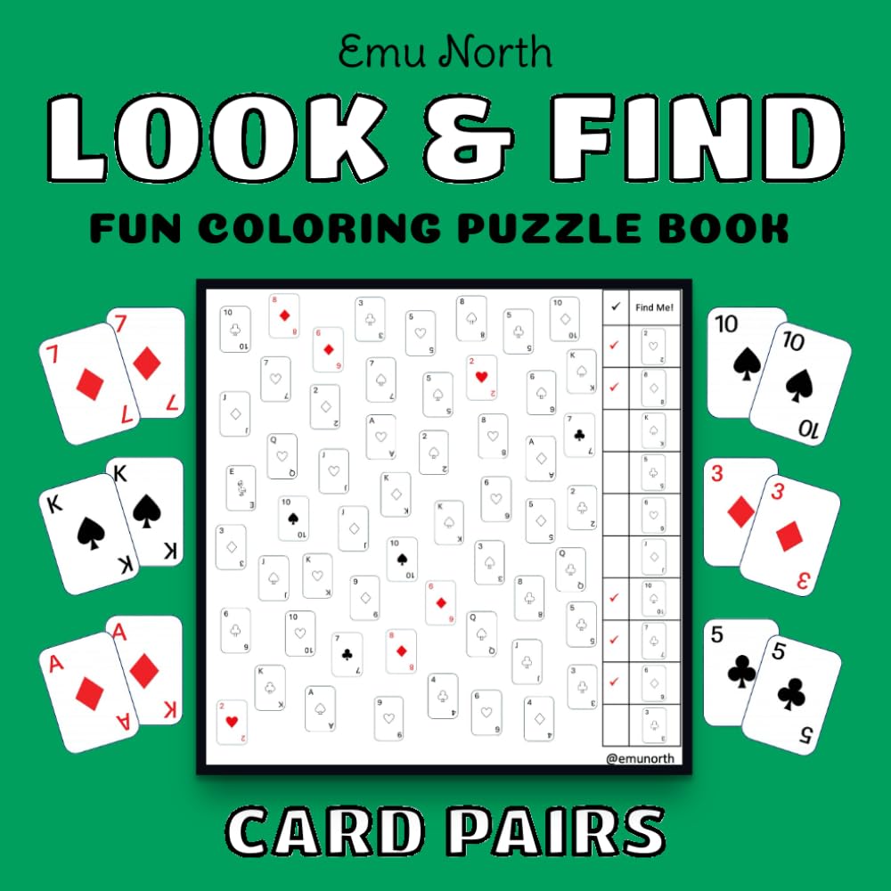 Look and Find: PAIRS - Fun Colouring Puzzle Book [USA] (Look and Find Books)