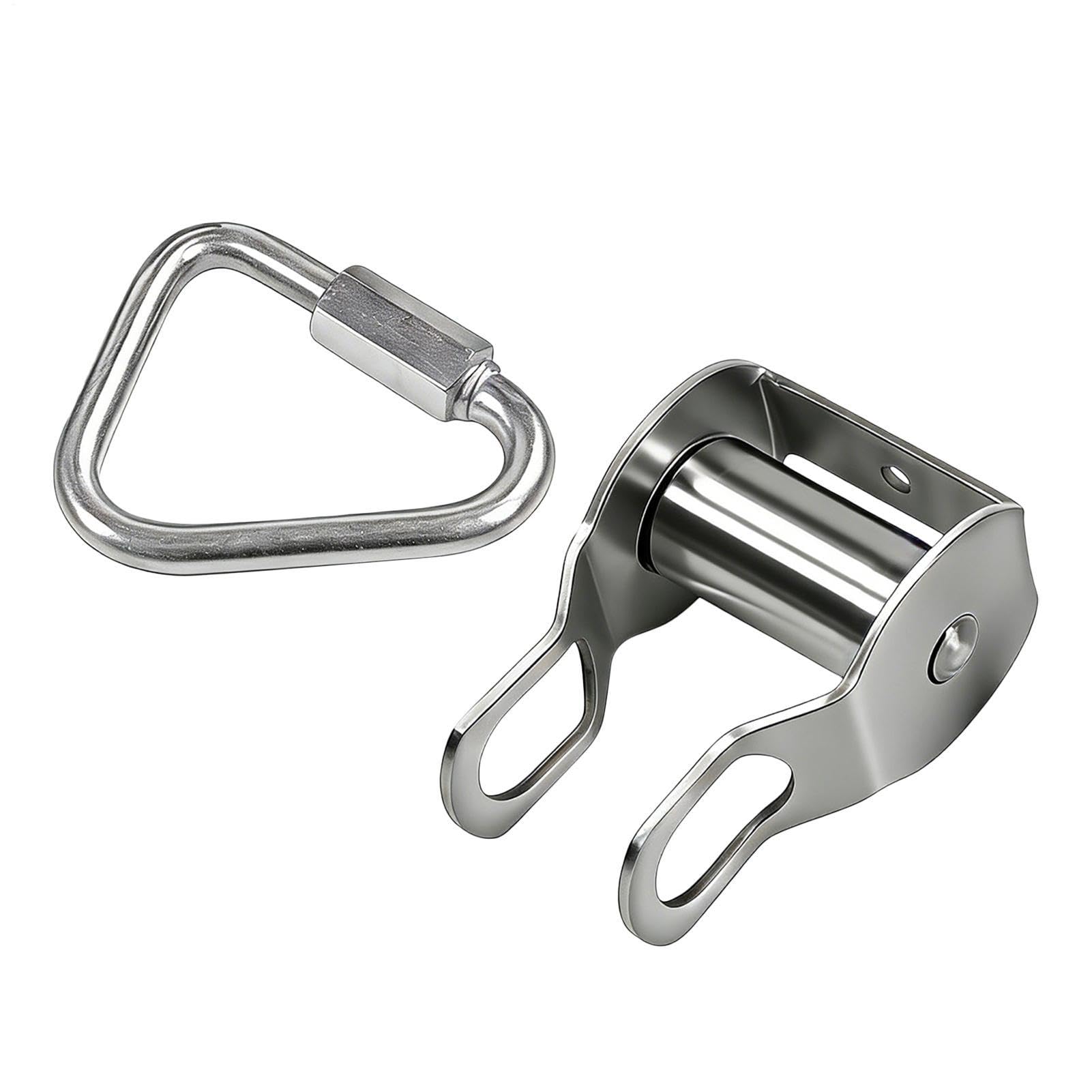 de Poleas Juego de Poleas de Acero Inoxidable para Alta Capacidad con | Kit de Polea para Mástil para Caza, Tensado en Garaje, Techo, Camping, Bicicleta, Elevación de Cargas y Almacenamient