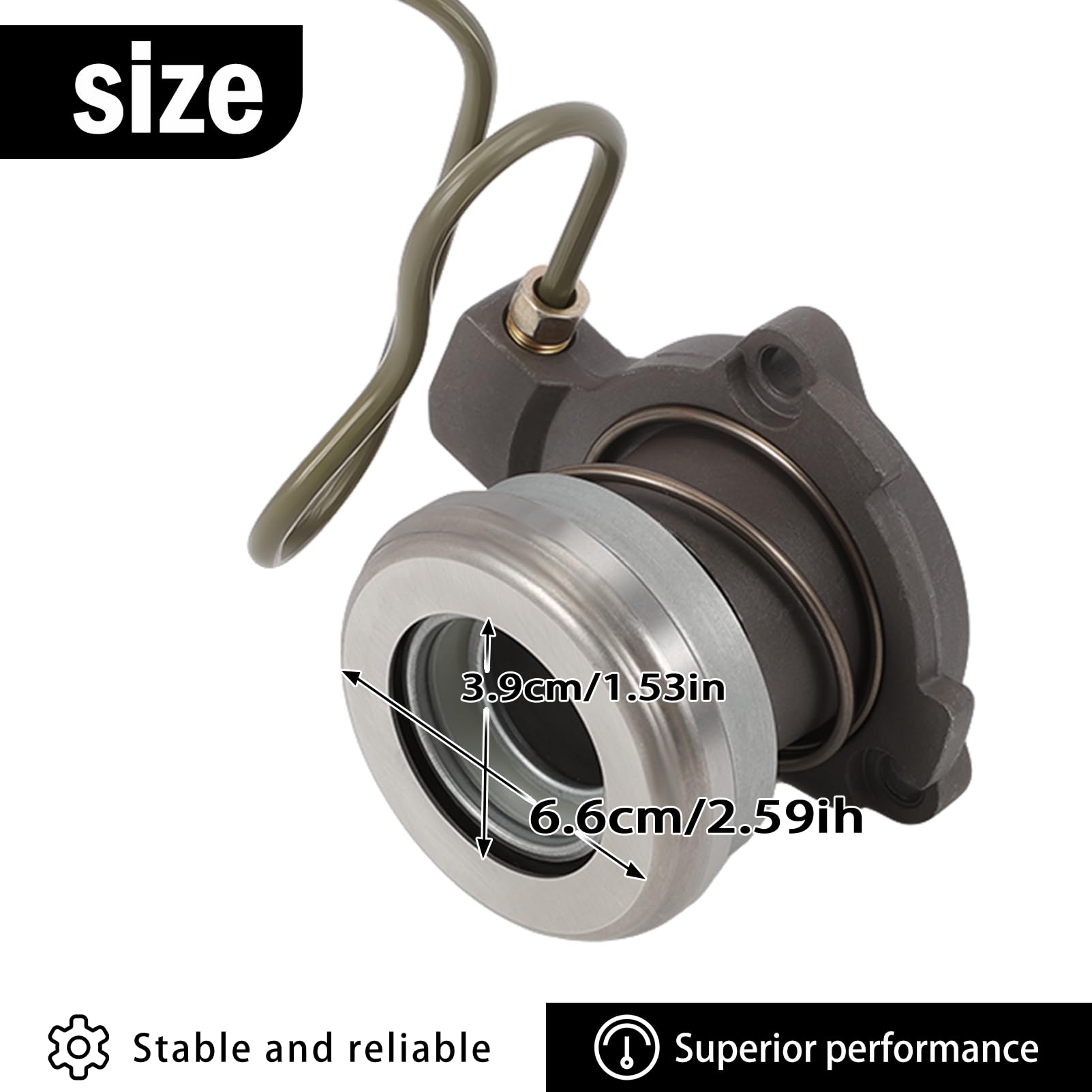 Cilindro esclavo de embrague (con junta) para Opel Vauxhall Adam Astra G H J mk4 mk5 mk6 Combo Corsavan Corsa C D mk2 mk3 Meriva A B Signum Tigra Vectra B Vectra C mk2 Zafira Suzuki ‎90470874