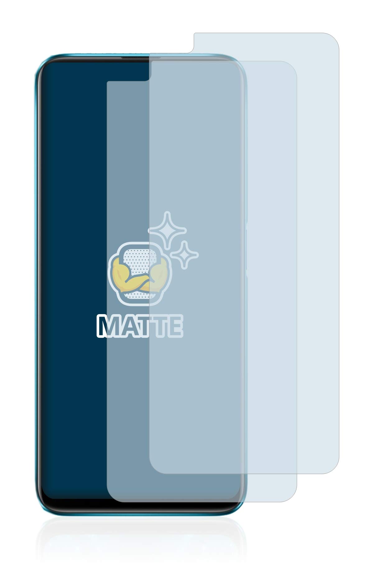 2x Antiriflesso Pellicola Protettiva Opaca per Realme X3 SuperZoom