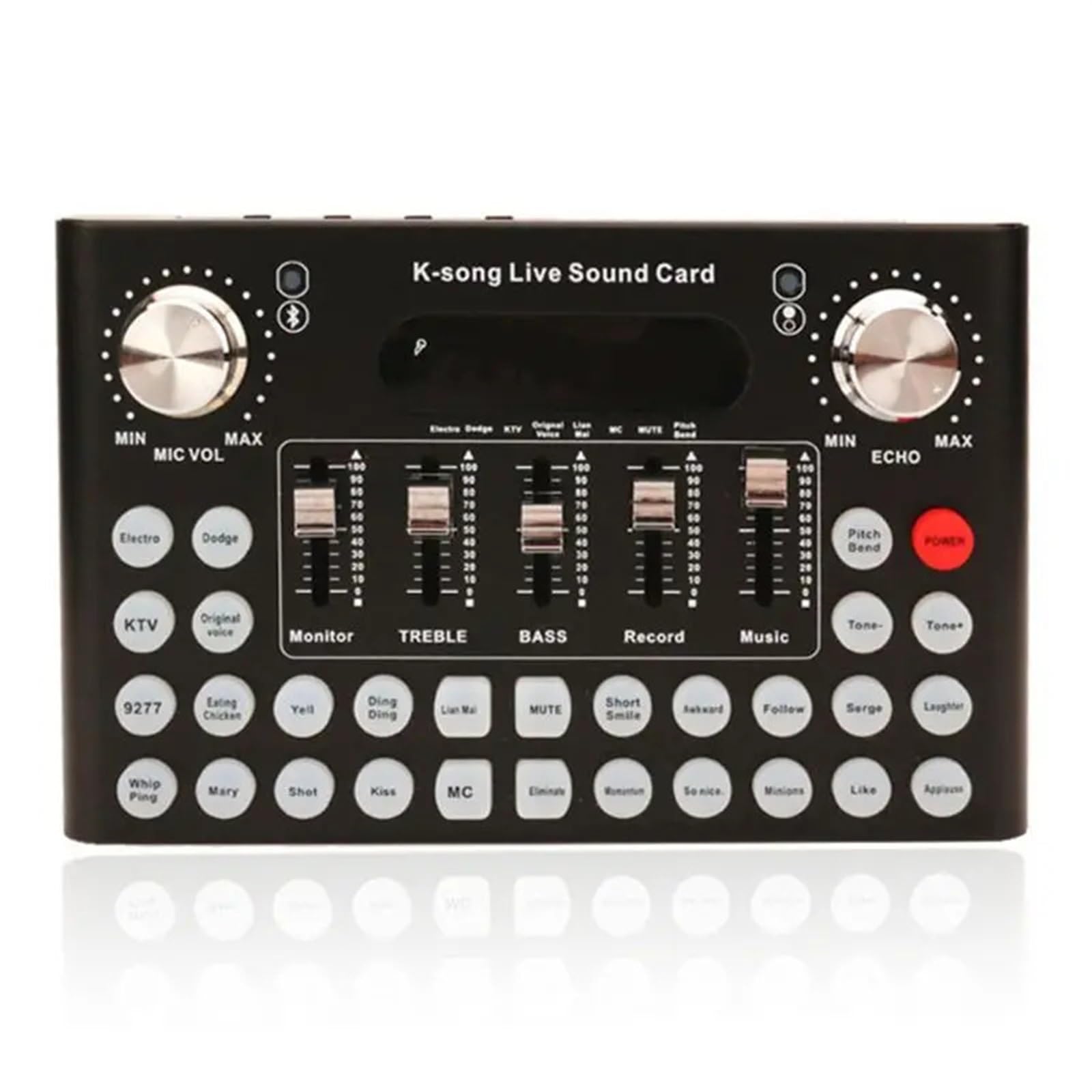 Kontroler DJ-ski Electric Sound Effects Microphone Mixer for Phone PC Computer Au-dio Sound Card