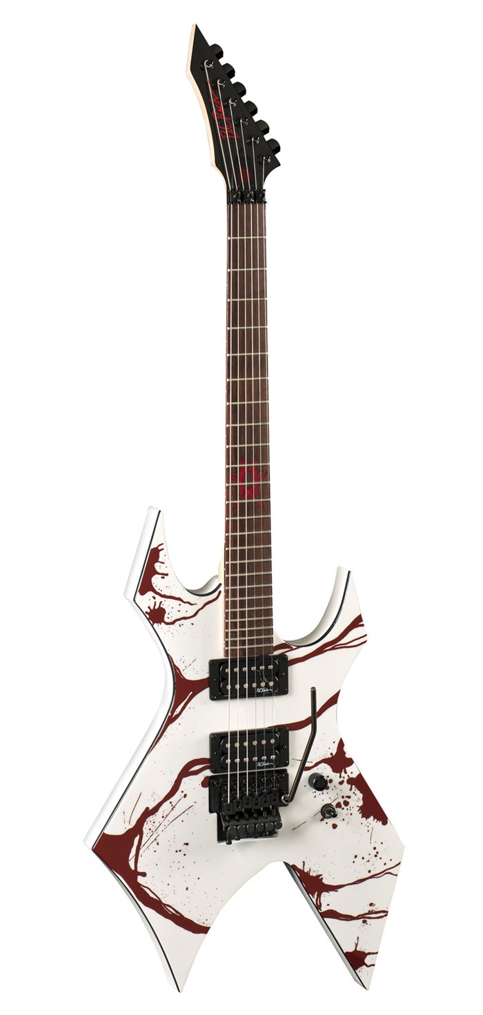B.C. Rich JJSW2 Electric Guitar, Blood Splatter : Amazon.in