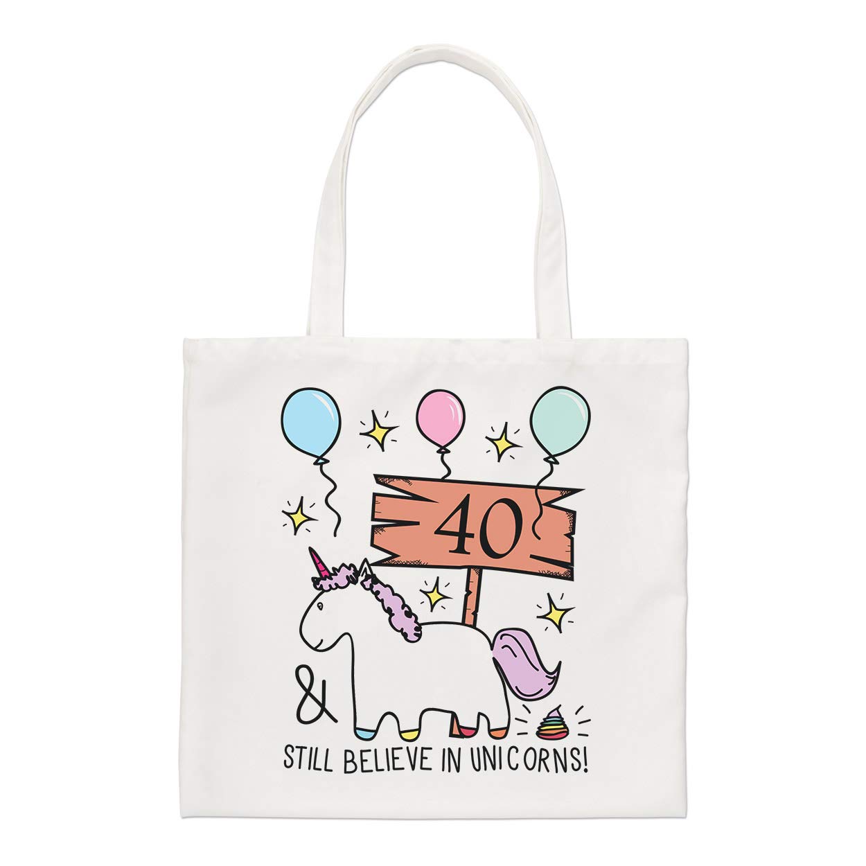 40th Birthday Still Believe In Unicorns Regular Tote Bag