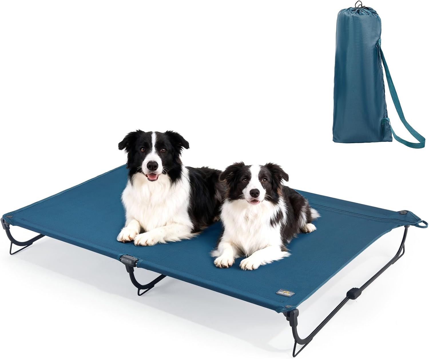 Large Portable Elevated Dog Bed – Heavy Duty, Chew-Proof, Dark Blue Large Portable Elevated Dog Bed – Heavy Duty, Chew-Proof, Dark Blue