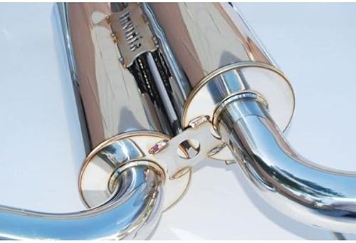 Miniatura 2 de Invidia HS03IG3GIT Gemini Sistema de escape Cat-Back de una sola capa con punta de titanio para Nissan G35 Coupé