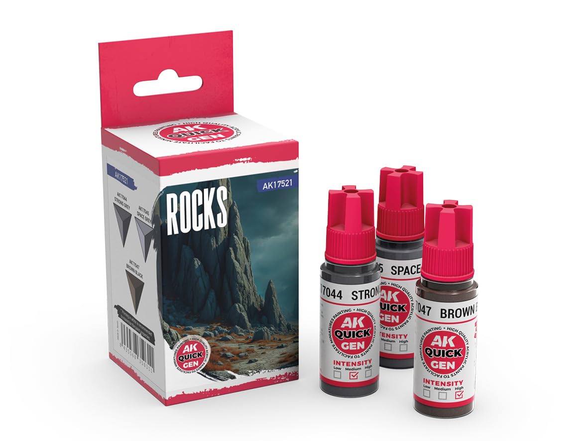 AK Quick GEN Set AK17521 Rocks (3x18ml)
