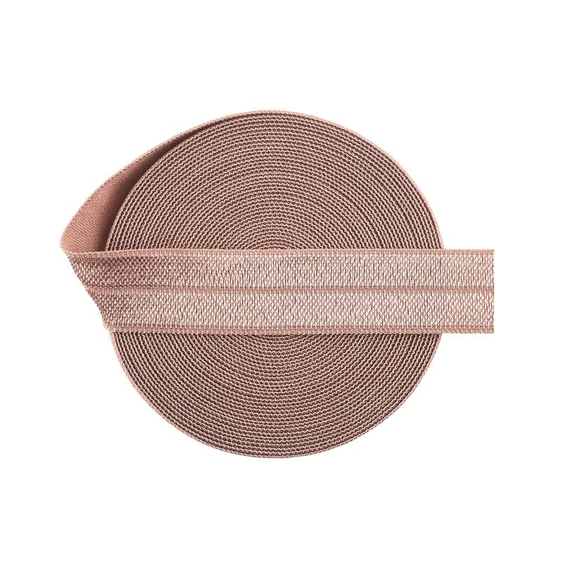 Bristlegrass Pecan Brown 12 Yard 5/8 Inch Matte Fold Over Elastic Band Foe Spandex Ribbon for Hair Tie Headband Dress DIY Sewing Trim Solid Color Ribbon Sewing lace Pecan Brown（12Yard 5/8")