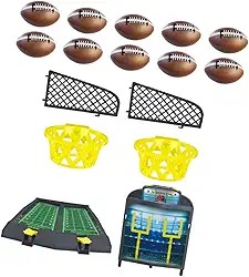MERIGLARE Jogo de mesa de fliperama de rúgbi, brinquedo educacional de festa, mini rúgbi, jogo de mesa para casa, 2 jogadores, meninos e meninas, escritório