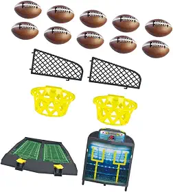 MERIGLARE Jogo de mesa de fliperama de rúgbi, brinquedo educacional de festa, mini rúgbi, jogo de mesa para casa, 2 jogadores, meninos e meninas, escritório