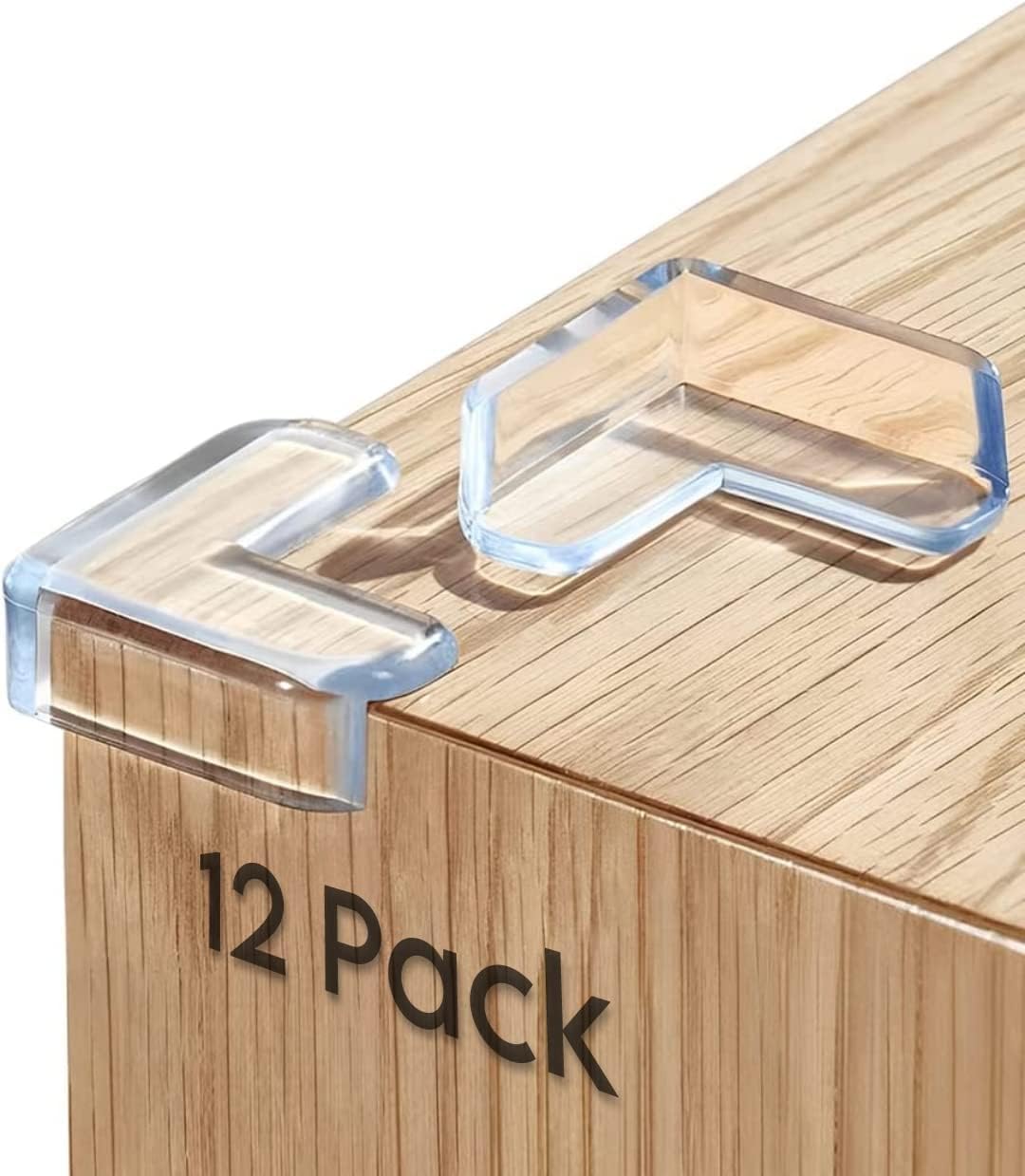 Zeccorp Pack of 12 Silicone Corner Protectors | Baby Proofing Edge & Corner Guards for Sharp Edges, Table, Bed & Furniture | Child Safety Cushion for Baby Proofing - Pack of 12