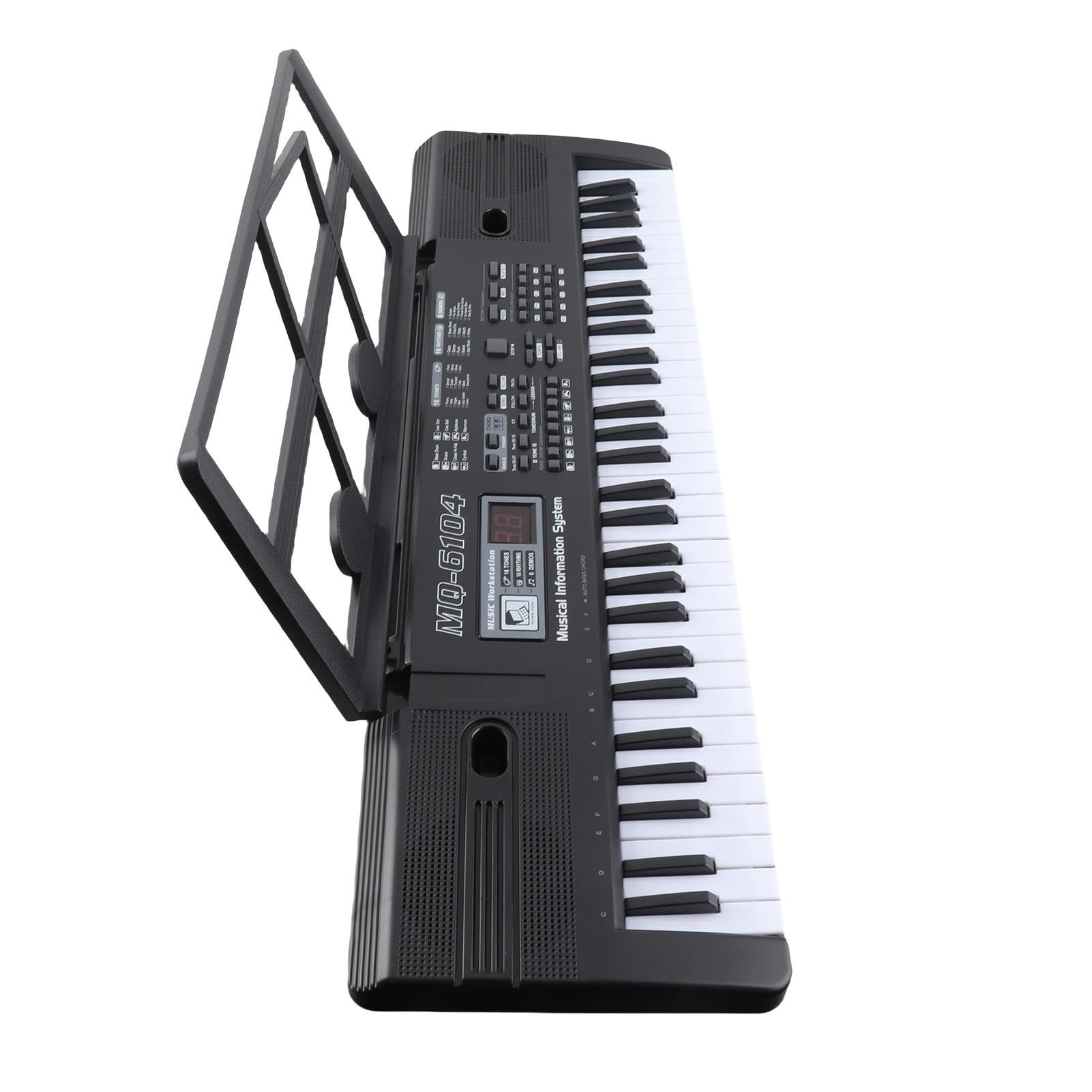 Teclado Digital 61 Teclas órgano Electrónico Portátil para Niños Aprendizaje Musical