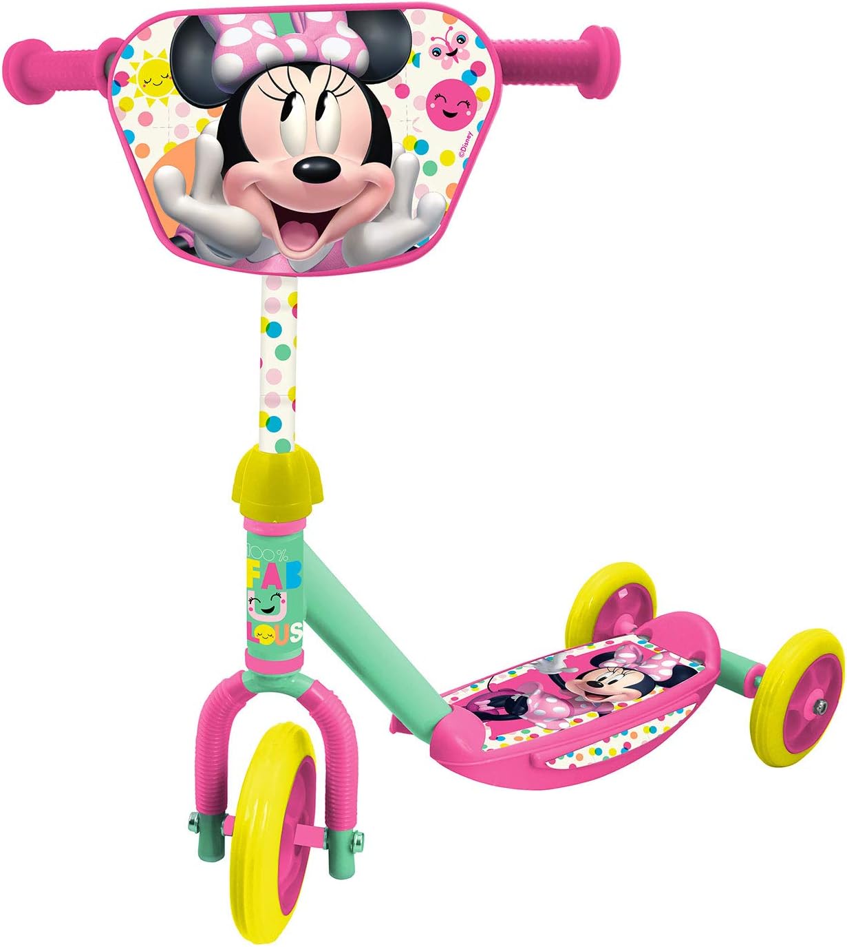 Rocco Giocattoli Minnie Mouse 3 Wheel Scooter, Mixed, One Size