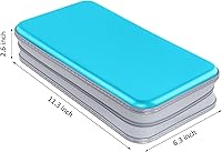 Vista 6 de Estuche para CD, Siveit Soporte para Estuche de DVD Capacidad de 96 de Plástico Duro CD DVD Estuches de Discos Carpeta Billetera de Almacenamiento