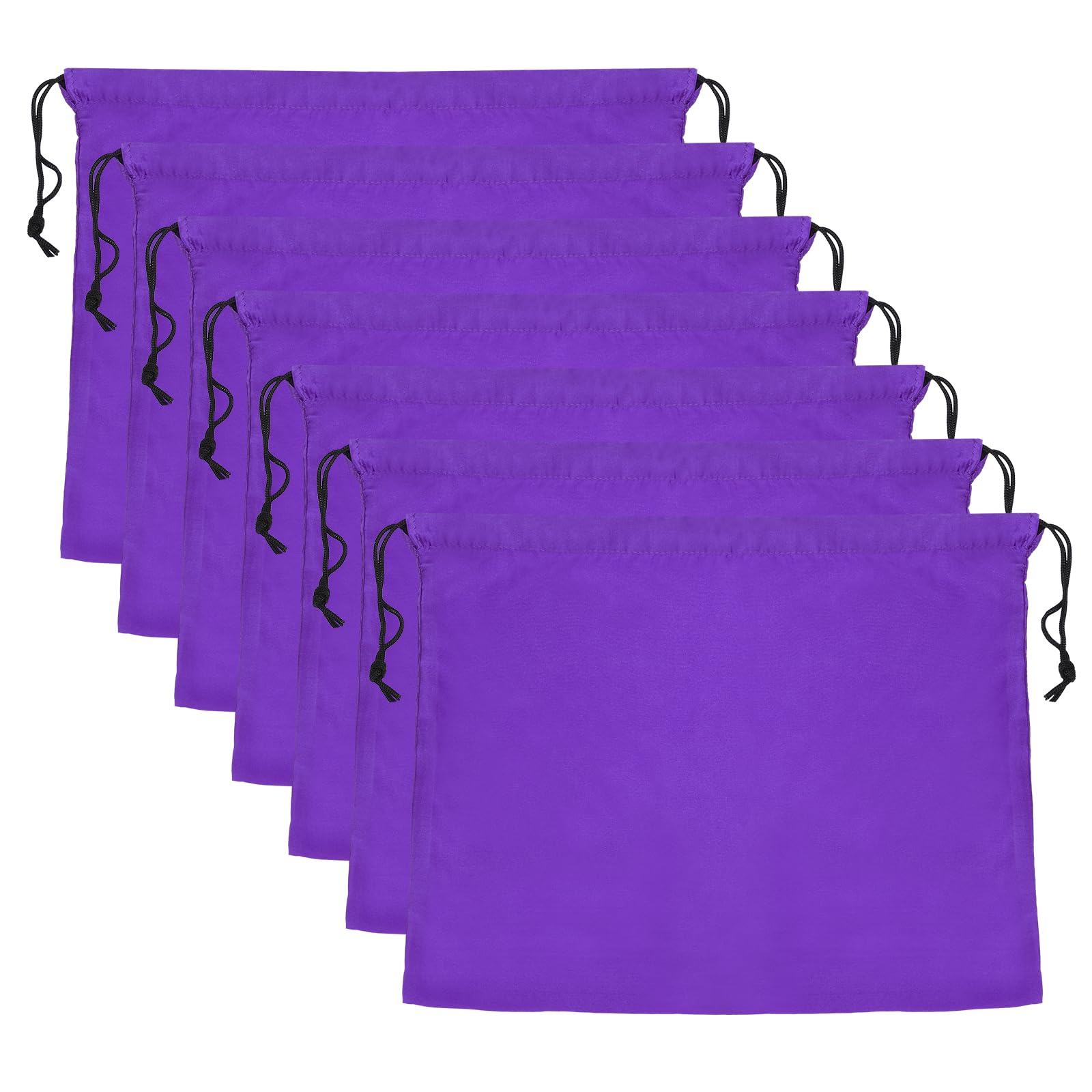 PATIKIL 23.6x19.7 Inch Dust Bags for Handbags 7 Pcs Purse Storage Bag Cover with Drawstring for Travel Storage Pouch Cloth Shoes Purple