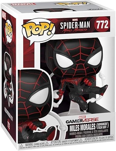 Miniatura 2 de Funko POP Games: Marvel's Spider-Man: Miles Morales - Miles Advanced Tech traje, multicolor, estándar